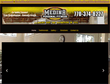 Tablet Screenshot of medinapersonalfitness.com